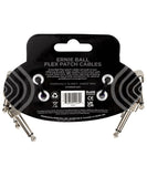 Ernie Ball Cable Flex Patch 6451 Morado 0.0762 Mts. Angulado/Angulado, 3 pzas