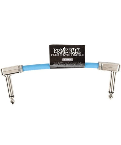 Ernie Ball Cable Flex Patch 6454 Azul 0.0762 Mts. Angulado/Angulado, 1 Pza