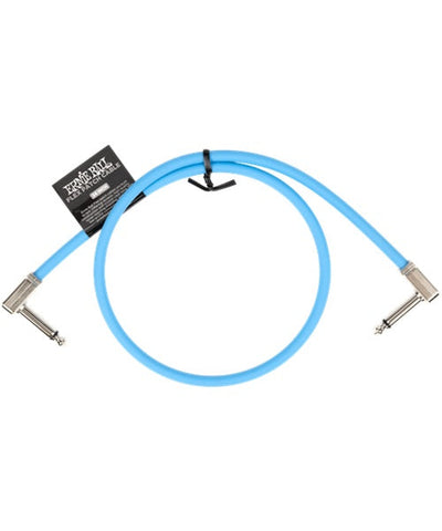 Ernie Ball Cable Flex Patch 6458 Azul 0.6096 Mts. Angulado/Angulado, 1 Pza