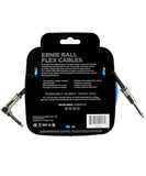 Ernie Ball Cable Flex 6464 Azul 3.048 Mts. Recto/Angulado