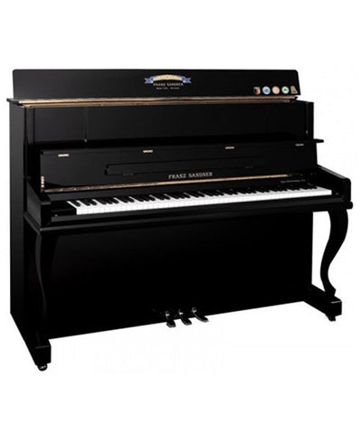 "¿Te interesa uno? Pídelo al correo ventasonline-mayoreo@repertoriowagner.com.mx" Sandner Piano Vertical FS-5 Negro con Banca
