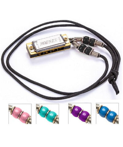 Hohner Armónica Mini Color Plástico M38N-5C, Varios Colores, Collar