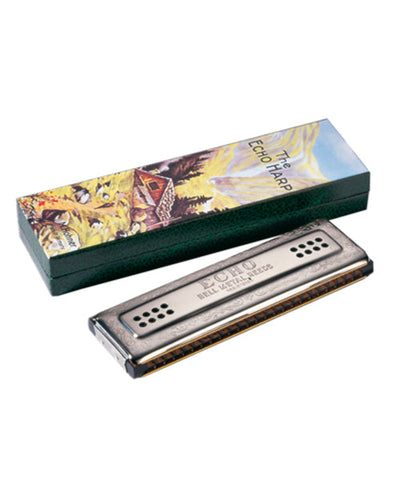 Hohner Armónica De Trémolo Do/Sol M5696337 Echo-Harp 56/96