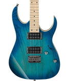 Ibanez Guitarra Eléctrica Azul Sombreado RG421AHM-BMT, Serie RG