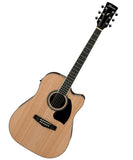 Ibanez Guitarra Electroacústica Natural PF15ECE-NT, Serie Performance
