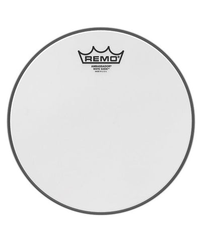 Remo Parche 14" BA-0814-WS Ambassador White Suede