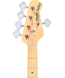 Sterling S.U.B. Series Bajo Eléctrico 5 Cuerdas Negro Brillante ST-RAY5-BK-M1, StingRay 5