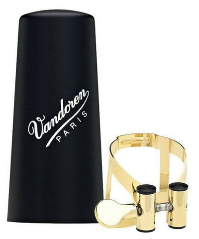 Vandoren Abrazadera y Tapaboquilla "M/O" Dorada LC51GP para Clarinete Si Bemol
