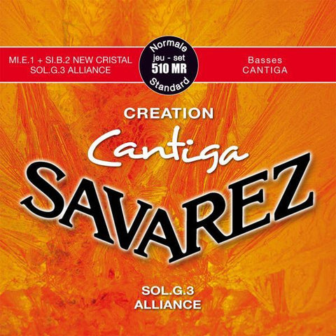 Savarez Encordadura Para Guitarra Clásica (Tensión Normal) 510MR Creation Cantiga