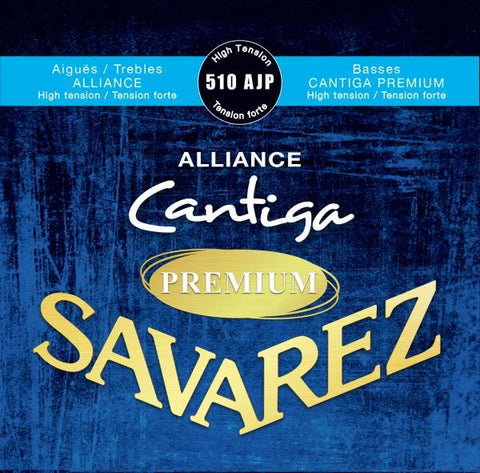 Savarez Encordadura Para Guitarra Clásica (Tensión Alta) 510AJP Alliance Cantiga Premium