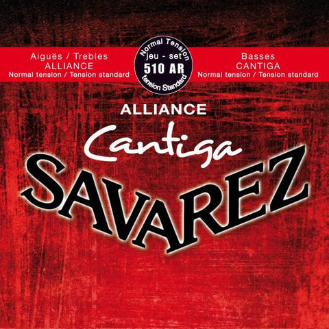 Savarez Encordadura Para Guitarra Clásica (Tensión Normal) 510AR Alliance Cantiga