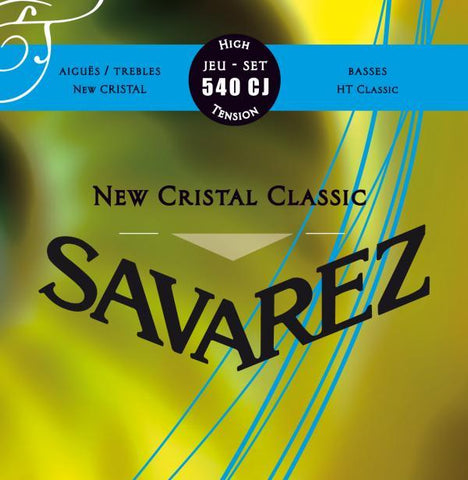 Savarez Encordadura Para Guitarra (Tensión Alta) 540CJ New Cristal