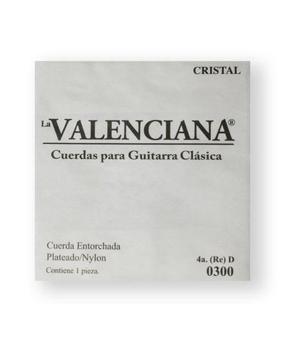 La Valenciana Cuerda 404C(12) para Guitarra Clásica, 4A, Nylon