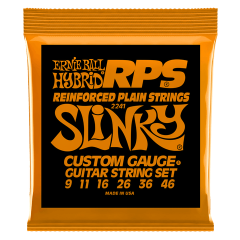 Ernie Ball Encordadura "RPS Hybrid Slinky" 2241, Guitarra Eléctrica, Nickel Wound 9-46