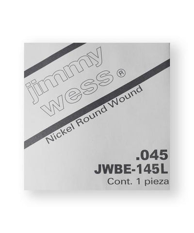 Jimmy Wess Cuerda 145L para Bajo Eléctrico, 1A, Calibre 0.045, Long Scale