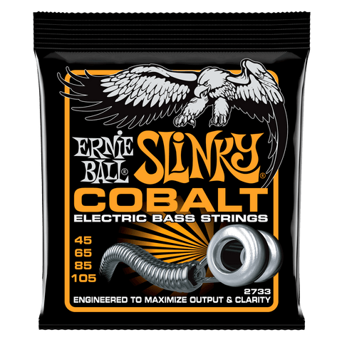 Ernie Ball Encordadura "Hybrid Slinky Cobalt" 2733, Bajo Eléctrico 45-105