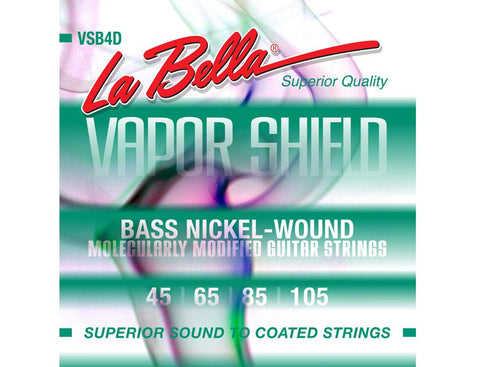La Bella Encordadura Para Bajo Eléctrico Niquel 0.040-0.100 VSB4D Vapor Shield