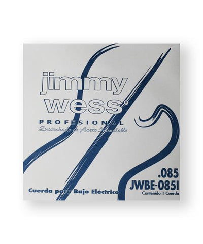 Jimmy Wess Pro Cuerda WAB125 para Bajo Eléctrico, Calibre 0.125, Acero Inoxidable