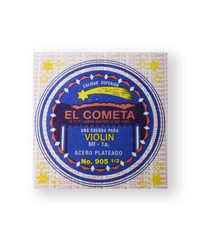 El Cometa Cuerda 905(12) para Violín 4/4, 1A (E "Mi"), Acero