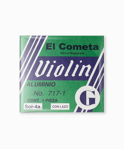El Cometa Cuerda 717(12) para Violín 4/4, 4A (G "Sol"), Aluminio