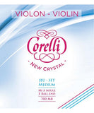 Savarez Encordadura para Violín 700MB Corelli "New Crystal", Tensión Media