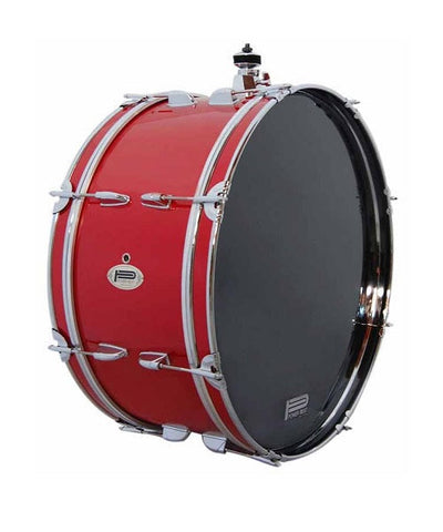 Powerbeat Bombo CASA-2016 RD Rojo Metálico 20"x16"con Soporte para Platillo y Baquetón "R4V3NDRVMZ"