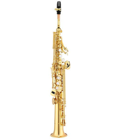 Jupiter Saxofón Soprano Si Bemol Laqueado con Estuche JSS1000