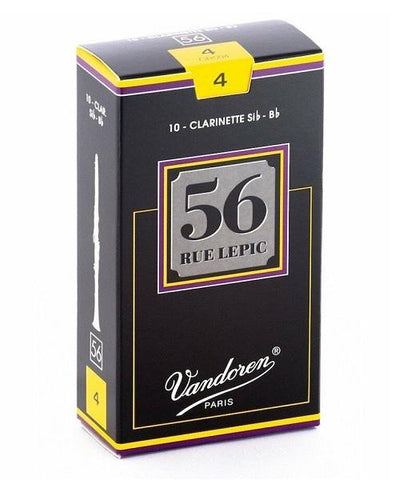 Vandoren Cañas "56 Rue Lepic" para Clarinete Si Bemol 4 CR504(10) Caja con 10 Pzas