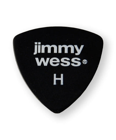 Jimmy Wess Púas Forma Escudo Heavy JW-TR-H(50), Negro con 10 piezas