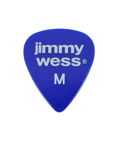 Jimmy Wess Púas Forma Gota Medium JW-TD-M(50), Azul con 10 piezas