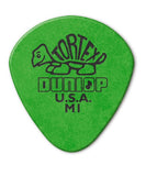 Dunlop Púas Tortex Jazz I Medium 472RM1(36) .88mm, Verde con 10 piezas