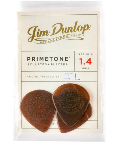 Dunlop Puas Primetone 520P1.4 Jazz III XL 1.40 con 3 Piezas