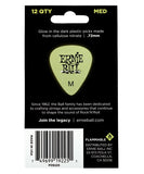 Ernie Ball Púas Super Glow 9225(12) Medium con 12 piezas