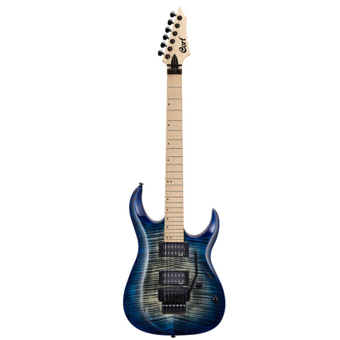Cort Guitarra Eléctrica Azul Sombreado X300 BLB, Serie X