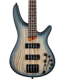 Ibanez Bajo Eléctrico Natural Sombreado Azul Mate SR600E-CTF, Serie SR