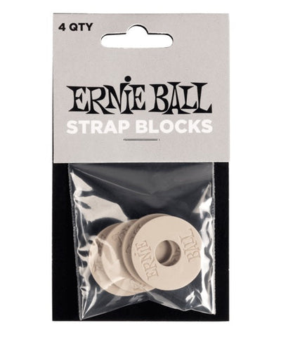 Ernie Ball Seguros para Tahalí 5625, Plástico Gris (4 pzas)