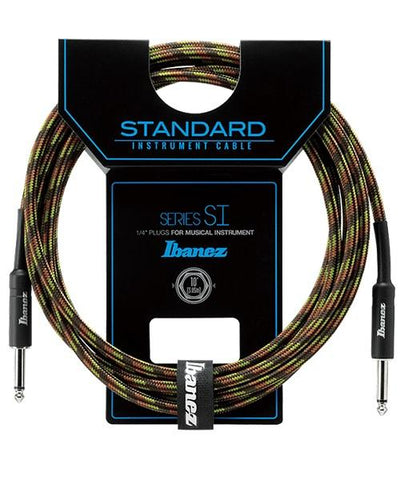 Ibanez Cable 3.05Mts Negro/Verde SI10-CGR Recto/Recto